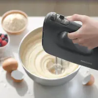Philips Hand mixer | HR3739/00 5000 Series | Hand Mixer | 400 W | Number of speeds 5 | Turbo mode | Black – pilt 4