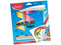 Värvipliiats MAPED ColorPeps Oops kustukummiga 24 värvi