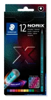 Värvipliiatsid STAEDTLER Norix® 186 12 värvi