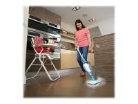 BLACK & DECKER Steam cleaner | FSMH1321-QS | Power 1300 W | Steam pressure 2.5 bar | Water tank capacity 0.5 L | White/Aqua – pilt 4