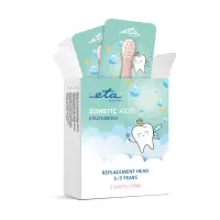 Sonetic Kids 171090100 | ETA Replacement toothbrush head | Heads | For kids | Number of brush heads included 2 | Pink – pilt 2