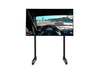 Next Level Racing Floor stand | Round Tube Freestanding Single Monitor Stand | Up to 65 " | Height adjustment, Tilt | Maximum weight (capacity) 50 kg | Black – pilt 4