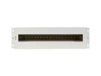 Lanberg 19" 3U Voltage Distrubution Panel with Din Rail TS-35 | Grey – pilt 3
