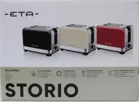 SALE OUT. ETA ETA916690040 STORIO Toaster, Power 930 W, 2 slots, Stainless steel, Beige | Storio Toaster | ETA916690040 | Power 930 W | Housing material Stainless steel | Beige | DAMAGED PACKAGING, DEMO – pilt 5