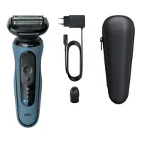 Braun Shaver | Series 5 52-A1000s | Operating time (max) 50 min | Wet & Dry | Lithium Ion | Blue/Black