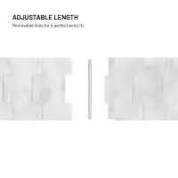 Fixed | Resin Strap for Apple Watch 38/40/41mm | Cloud White | Epoxy resin – pilt 3