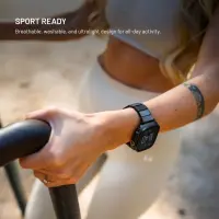 Fixed | Resin Strap for Apple Watch 44/45/46/49mm | Carbon Black | Epoxy resin – pilt 2