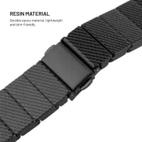Fixed | Resin Strap for Apple Watch 44/45/46/49mm | Carbon Black | Epoxy resin – pilt 4