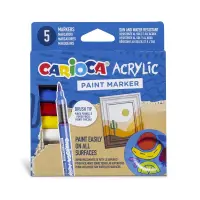 Värvimisrull valge CARIOCA 200×30 cm + 8 pliiatsit