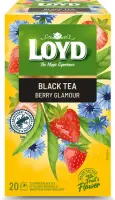 Must tee  LOYD, Berry Glamour 20x1,75 g,kahekambriline teekott  ümbrikus