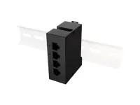 Lanberg | Switch PoE Extender 1xIn 3xOut Gigabit Ethernet Din Rail BT 90W metal clips | DIN-GE4-BT-90W – pilt 5