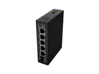 Lanberg | Switch PoE 1xBT 3xAT SFP/ETH Din Unmanagment Fast Ethernet | ILFE-4P-1GE-1S-90