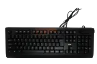 Acer AKW320 | Keyboard | Wired | US | Smart Card Reader | Black | Retil pack – pilt 7