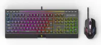 Acer NAK200 + NMW200 klaviatuur Hiir kaasa arvatud Mängimine USB US rahvusvaheline Must