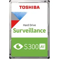 Toshiba Hard Drive BULK/OEM | S300 AI Surveillance | 7200 RPM | 8000 GB