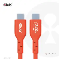 CLUB3D CAC-1573 USB-kaabel USB 2.0 2 m USB C 0,48 Gbit/s 240 W Punane