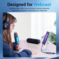 ADAPTER USB-C TO GIGABIT/0.15M CFNHB VENTION – pilt 4