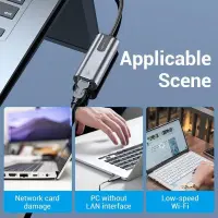 ADAPTER USB-C TO GIGABIT/0.15M CFNHB VENTION – pilt 7