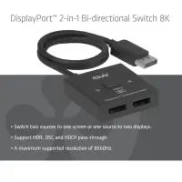 CLUB3D CSV-1009 videojagur DisplayPort 2x DisplayPort – pilt 5