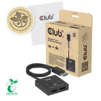 CLUB3D CSV-1009 videojagur DisplayPort 2x DisplayPort – pilt 6