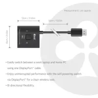 CLUB3D CSV-1009 videojagur DisplayPort 2x DisplayPort – pilt 10