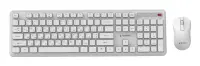 KEYBOARD +MOUSE WRL CYRILLIC/WH KBS-WPS-01-W-CYRL GEMBIRD