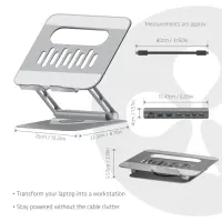 CLUB3D CSV-2554 sülearvuti raam & alus Hall – pilt 10