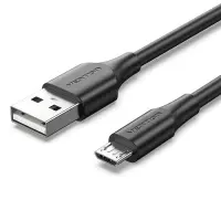 CABLE USB2.0 TO MICRO-B/0.25M BLACK CTIBC VENTION