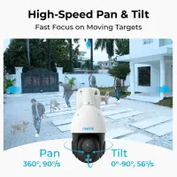 Reolink Smart 4K PoE Security Camera with 16X Optical Zoom | P850 | PTZ | 5.3-86mm | H.265/H.264 | Micro SD, Max. 256 GB – pilt 6