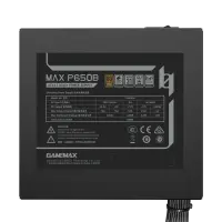 Gamemax PSU | MAX P650B | 650 W | Bronze | Non-Modular