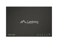 Lanberg | Switch 5x1GB/s Unmanagment Gigabit Ethernet Desktop 12V metal case | DSM1-1005 | Unmanaged | Desktop – pilt 2