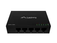 Lanberg | Switch 5x1GB/s Unmanagment Gigabit Ethernet Desktop 12V metal case | DSM1-1005 | Unmanaged | Desktop – pilt 3