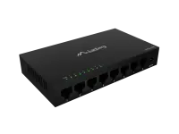 Lanberg | Switch 8x1GB/s Unmanagment Gigabit Ethernet Desktop 12V metal case | DSM1-1008 – pilt 3
