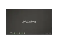 Lanberg | Switch 8x1GB/s Unmanagment Gigabit Ethernet Desktop 12V metal case | DSM1-1008 – pilt 5