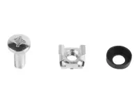 Lanberg | 19" Mounting screws set (basket, washer, screw), 10 pcs | AK-1304-S – pilt 3