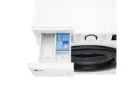 LG | Washing machine | F2WR509SBW | Energy efficiency class A | Front loading | Washing capacity 9 kg | 1200 RPM | Depth 48 cm | Width 60 cm | Display | LED | Steam function | White