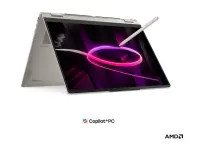 Lenovo Yoga 7 2-in-1 16AGP11 AMD | Seashell | 16 " | OLED | Touchscreen | WUXGA | 1920 x 1200 pixels | Glossy | AMD Ryzen AI 5 | 435 | 16 GB | Soldered LPDDR5X | Solid-state drive capacity 512 GB | AMD Radeon 840M Graphics | Windows 11 Home | 802.11be | Bluetooth version 5.4 | Keyboard language English | Keyboard backlit | Warranty 24 month(s) | Battery warranty 12 month(s) – pilt 9