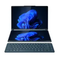 Lenovo Yoga Book 9 14IAH10 Intel | Tidal Teal | 2x14 " | OLED | Touchscreen | 2.8K WQXGA+ | 2880 x 1800 pixels | Intel Core Ultra 7 | 255H | 32 GB | Soldered LPDDR5X | Solid-state drive capacity 1000 GB | Intel Arc 140T GPU | Windows 11 Home | 802.11be | Bluetooth version 5.4 | Keyboard language English | Keyboard backlit | Warranty 24 month(s) | Battery warranty 12 month(s) – pilt 12