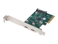 Lanberg PCI-Express X1 Card to 2X USB-C 3.2 GEN 2X1 Low profile | PCE-UC3-002