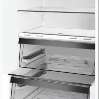 Whirlpool Refrigerator | WHK 26403 XP6E1 | Energy efficiency class C | Free standing | Combi | Height 203.5 cm | No Frost system | Fridge net capacity 249 L | Freezer net capacity 106 L | 36 dB | Pearl Inox – pilt 4