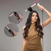 Cecotec Styling Brush | AirGlam 14in1 Flex Black | Ion conditioning | Barrel diameter 32 mm/35 mm | 1400 W | Black – pilt 2