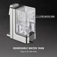 Caso HW 666 Inox | Turbo Hot Water Dispenser | Electric | 2200-2600 W | 2.7 L | Plastic/Stainless Steel | Stainless steel/Black – pilt 2