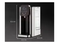 Caso HW 666 Inox | Turbo Hot Water Dispenser | Electric | 2200-2600 W | 2.7 L | Plastic/Stainless Steel | Stainless steel/Black – pilt 4