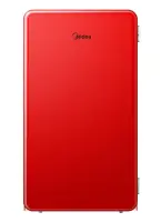 Midea Refrigerator | MDRD142SLE32 | Energy efficiency class E | Free standing | Larder | Height 83.5 cm | Fridge net capacity 93 L | 41 dB | Red