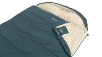 Outwell Camper Lux Double Blue | Sleeping Bag | 235 x 150 cm | Temperature -16 to 5 °C | Both Side Zipper