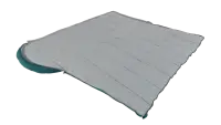 Easy Camp Raven I Square XL 5°C | Sleeping Bag | 220 x 100 cm | Temperature -8 to 9 °C | Left Zipper