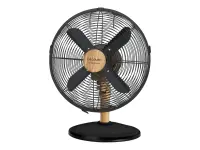 Cecotec EnergySilence 600 WoodDesk | Desktop Fan | Table Fan | 40 W | Diameter 30 cm | Number of speeds 3 | Oscillation | Beige/Black