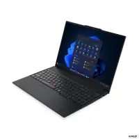Lenovo ThinkPad E16 G4 AMD | Black | 16 " | IPS | WUXGA | 1920 x 1200 pixels | Anti-glare | AMD Ryzen AI 5 | 330 | 16 GB | SODIMM DDR5 | Solid-state drive capacity 512 GB | AMD Radeon 820M Graphics | Windows 11 Pro | 802.11be | Bluetooth version 5.4 | Keyboard language Nordic | Keyboard backlit | Warranty 36 month(s) | Battery warranty 12 month(s) – pilt 2