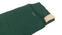 Outwell Contour Prime Green | Sleeping Bag | 220 x 85 cm | Temperature -13 to 16 °C | 2-way L-shape open-end with auto lock – pilt 6