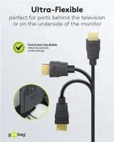 Goobay 80105 Soft HDMI High-Speed Cable with Ethernet | Soft | 5 m – pilt 12